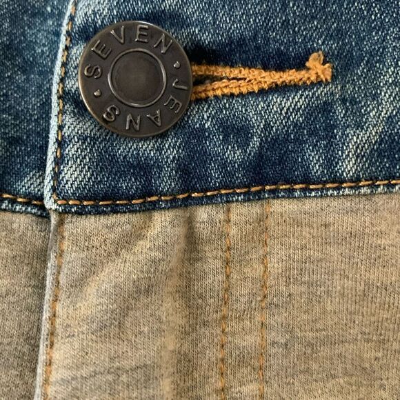 Seven Stretch Denim Flared Leg Boot Cut Women’s Jeans Size M - Picture 8 of 11